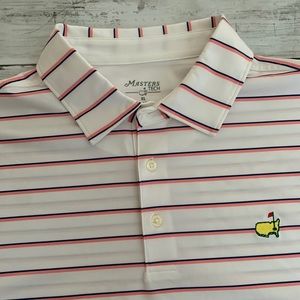 NWOT Masters Tech White Golf Shirt - Size XL (mens)